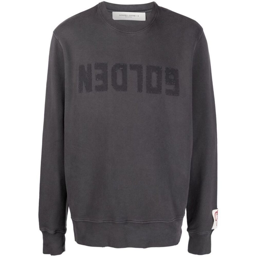 Golden Goose Men Logo Cotton Sweatshirt